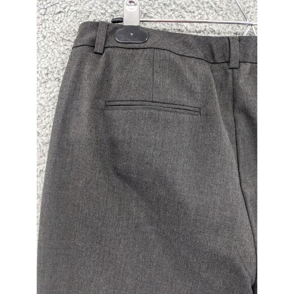Coldwater Creek Dress Pants Women 10 Gray Straight Leg Pockets Belt Loops O09 - Picture 9 of 16